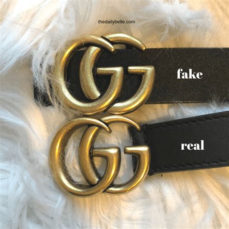 Real vs Fake: Gucci Belt 